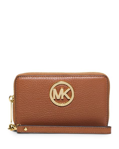 michael kors flat multifuntion wallet|overstock Michael Kors Wallet.